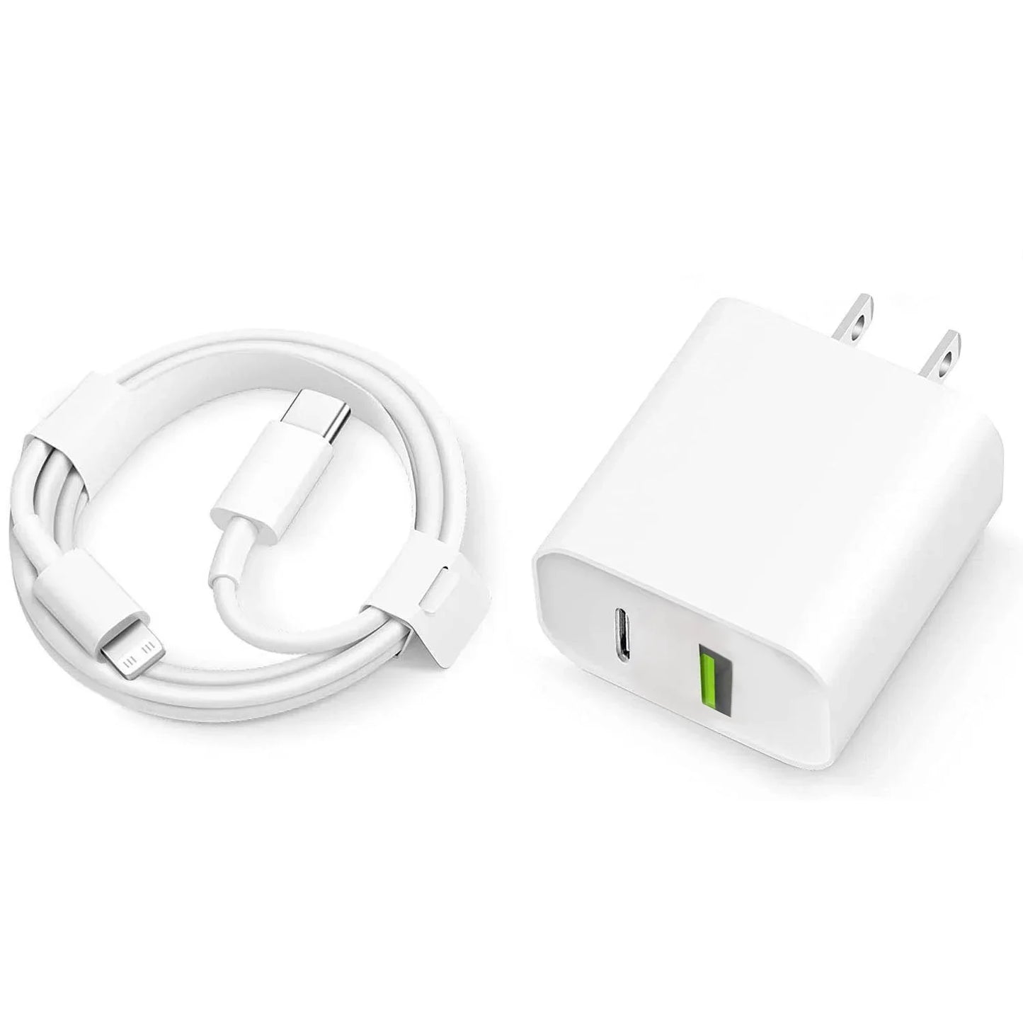 20W Fast Charger For iPhone USB Type C With Fast Charging Cable