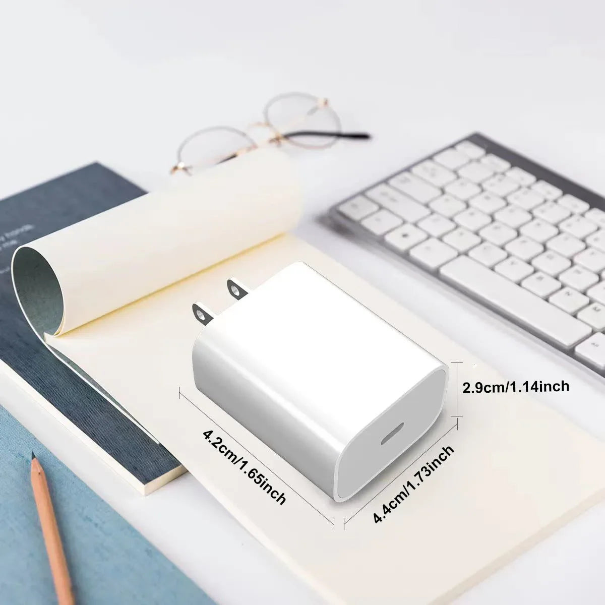 20W Fast Charger For iPhone USB Type C With Fast Charging Cable