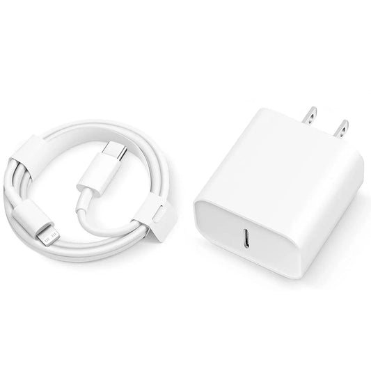 20W Fast Charger For iPhone USB Type C With Fast Charging Cable